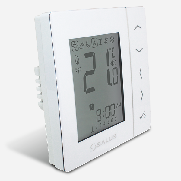 Programmierbares kabelgebundenes Thermostat mit Digitalanzeige