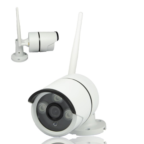 Safe2Home® 1x Funk Überwachungskamera Full HD Cam mit Nachtsicht für Safe2Home Kamera Set